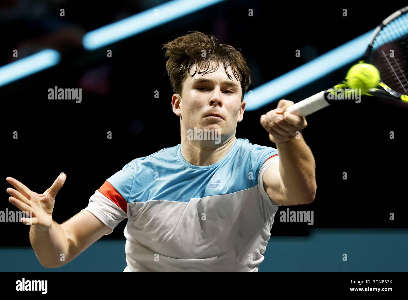 Quentin Mees ROTTERDAM - Mees Rottgering in action against Quentin Halys on the ...