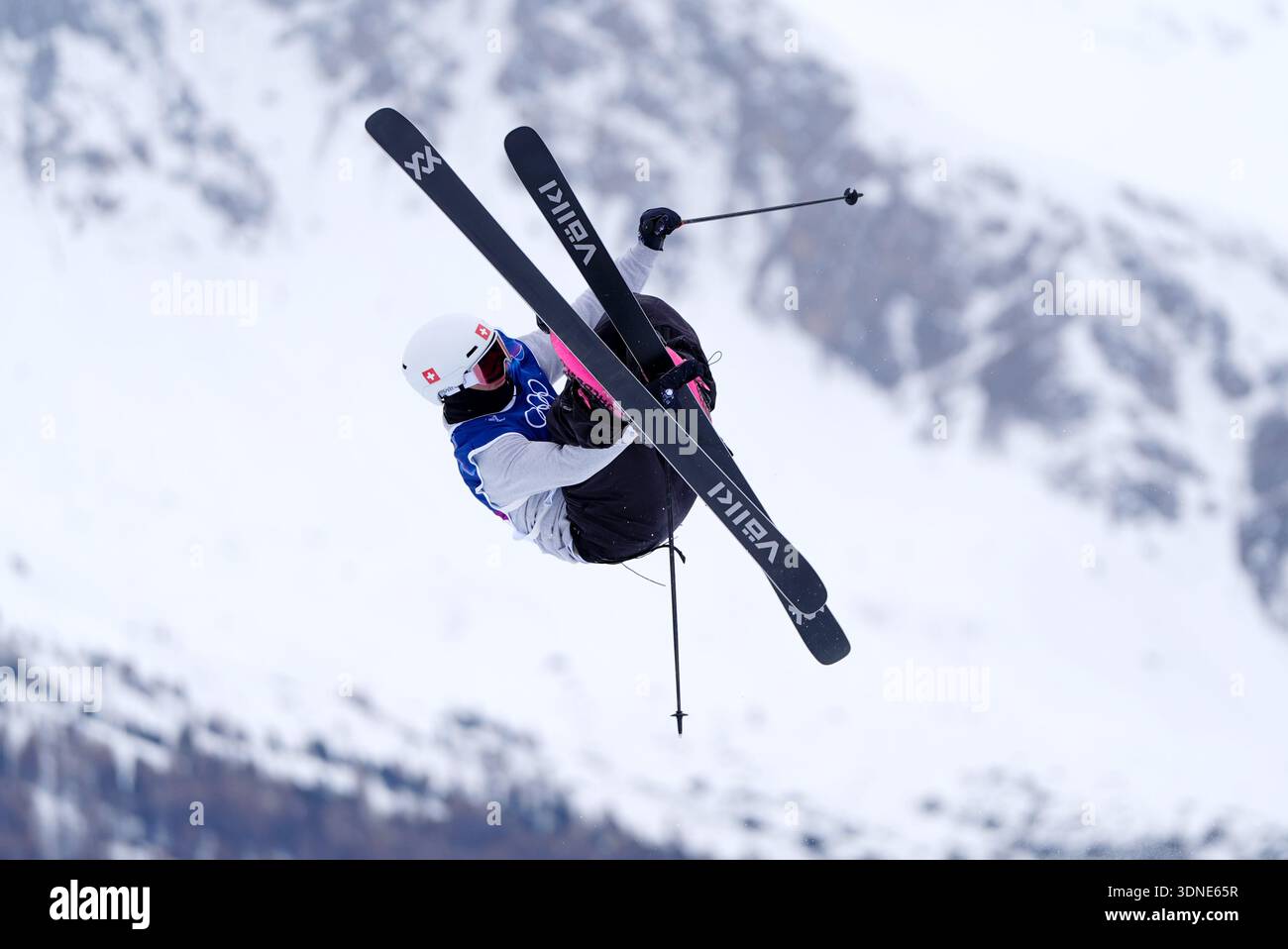 Lars Ruchti Switzerland's Andri Ragettli during the Freestyle Skiing, Men's ...