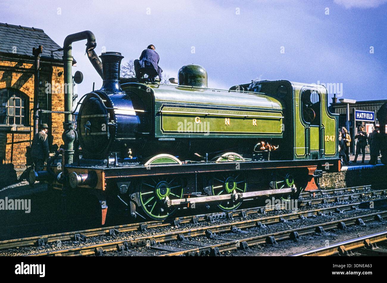 Great Northern Railway (GNR) Class J13 0-6-0ST steam locomotive number ...