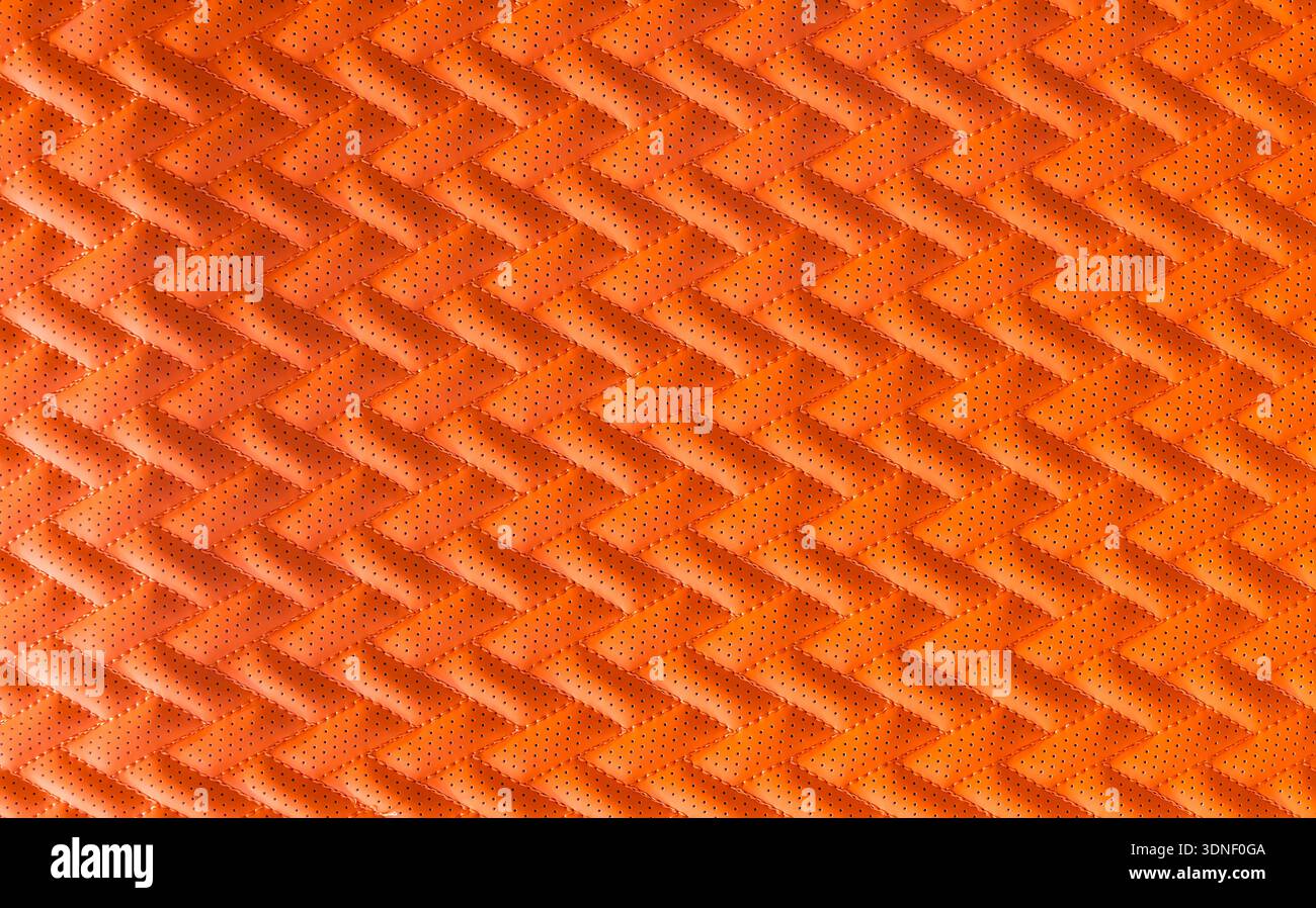 brown leather background and texture as a pattern for the interior car or a sofa or wall covering Stock Photo