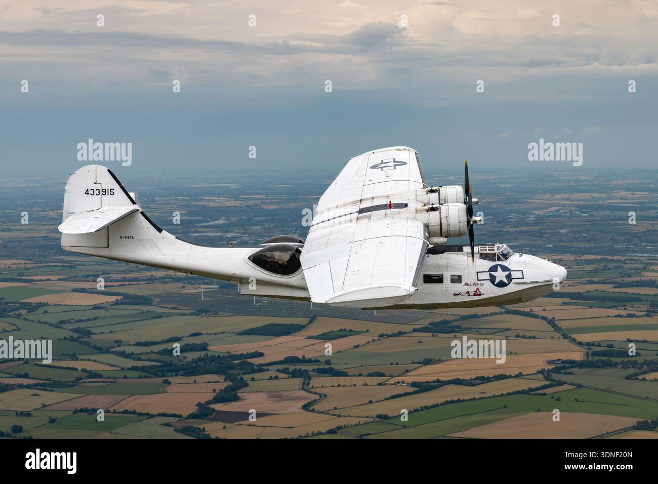 Usaf Pby Rescue This air‑to‑air image shows the Consolidated PBV‑1A Canso A amphibious ...