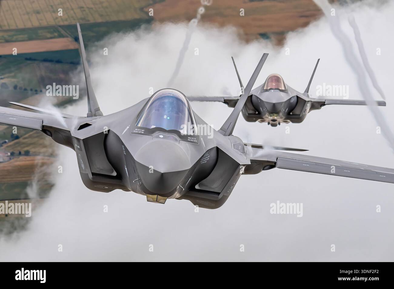 Lockheed Martin Formation A U.S. Air Force Lockheed Martin F‑35A Lightning II is photographed ...