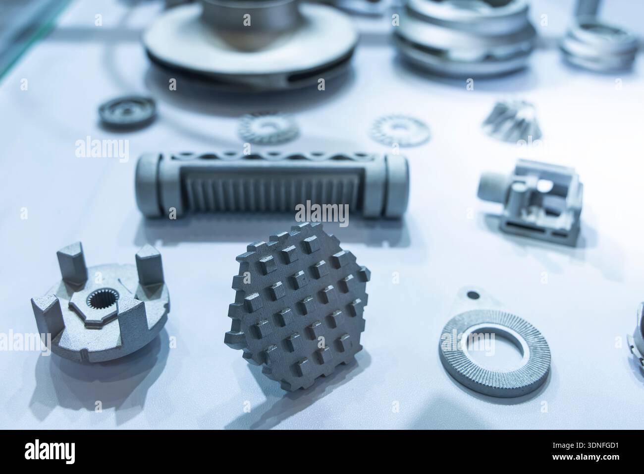 Object printed on metal 3d printer Stock Photo