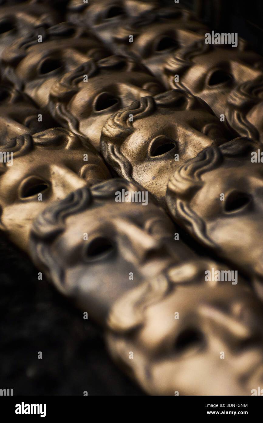 British Academy Film Awards masks as part of the process to create ...