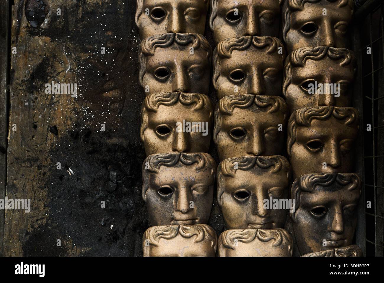 British Academy Film Awards masks as part of the process to create ...