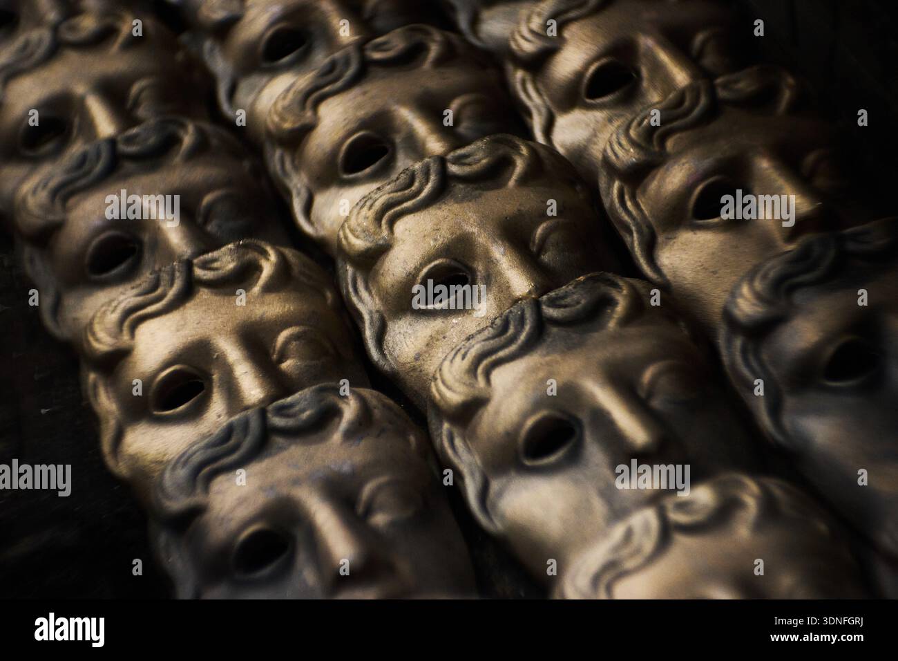 British Academy Film Awards masks as part of the process to create ...