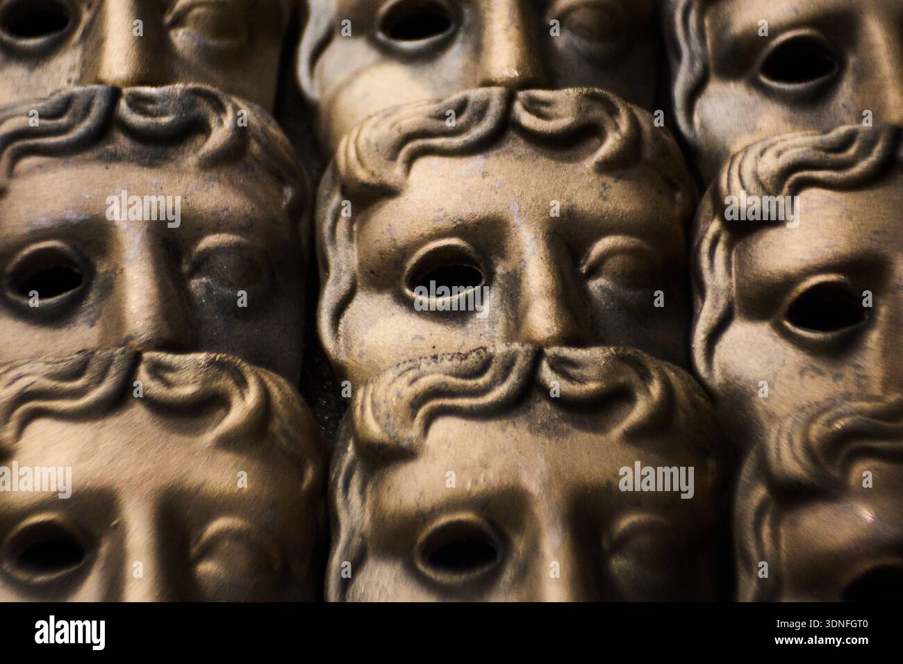 British Academy Film Awards masks as part of the process to create ...