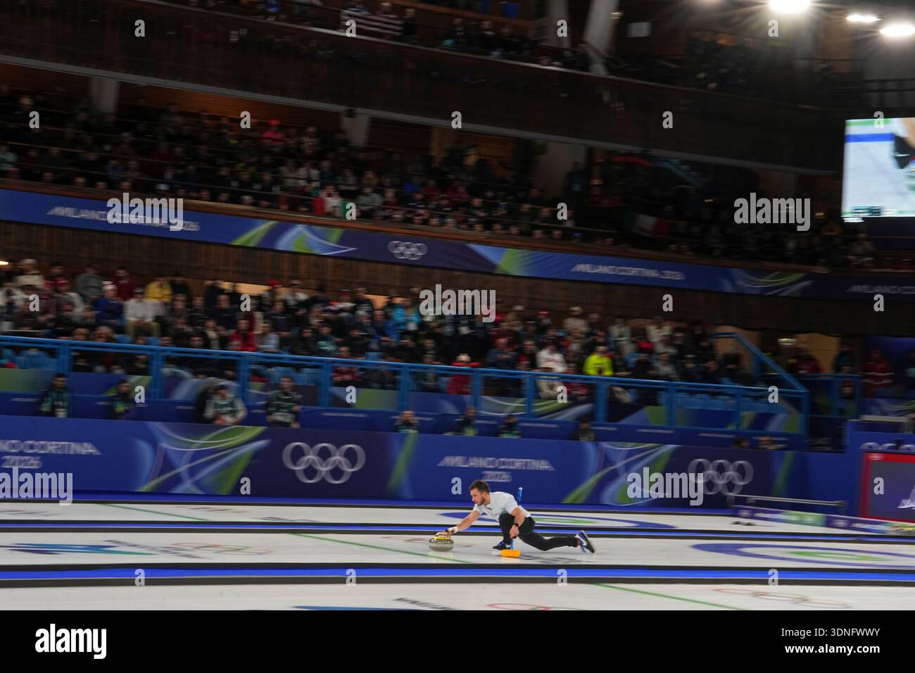 United States' Korey Dropkin competes against Sweden during the gold ...