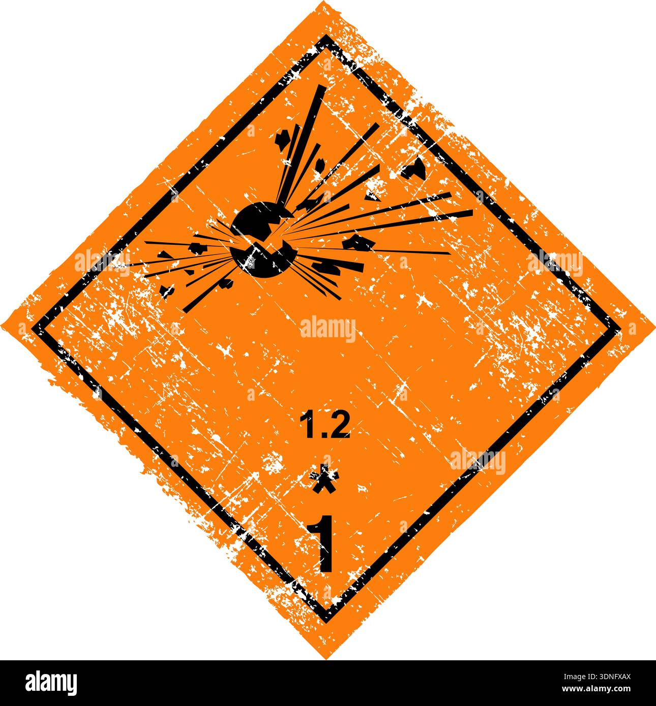 Dangerous goods label Stock Vector Images - Alamy