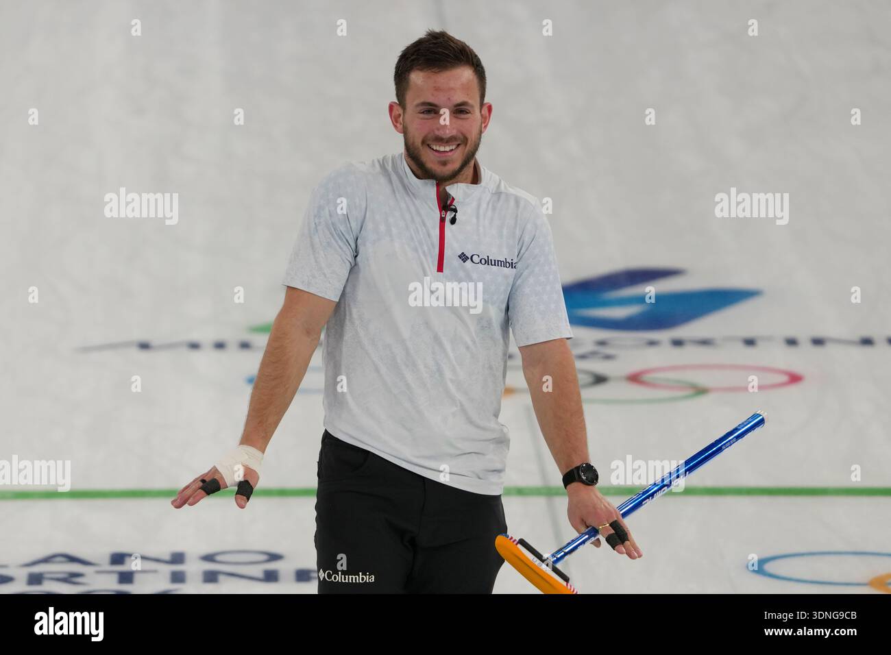 United States' Korey Dropkin celebrates a winning point as he competes ...