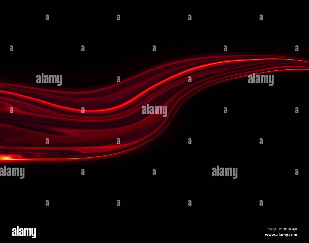 Red motion light Stock Photo