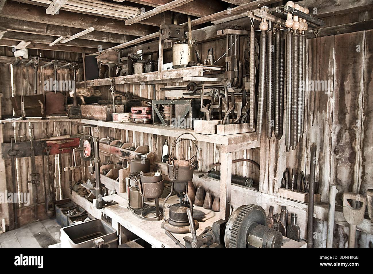 Tool shed Stock Photo