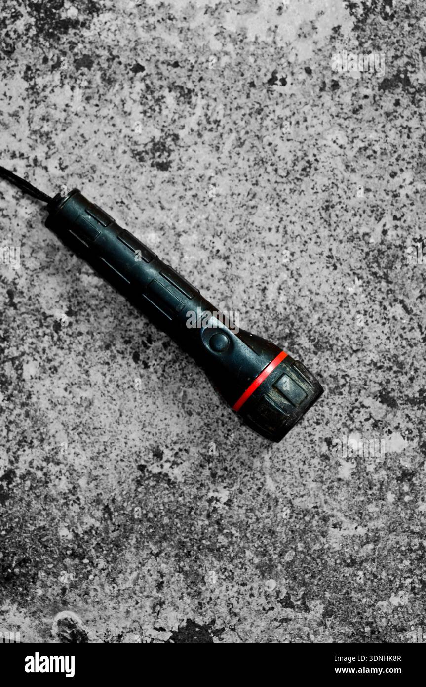 Torch flashlight Stock Photo