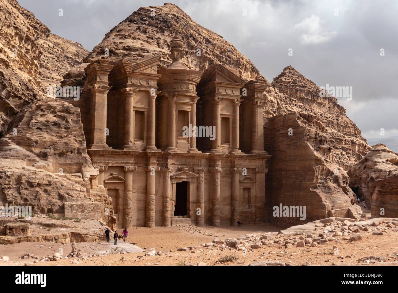 Monastery, Petra, Jordan Stock Photo