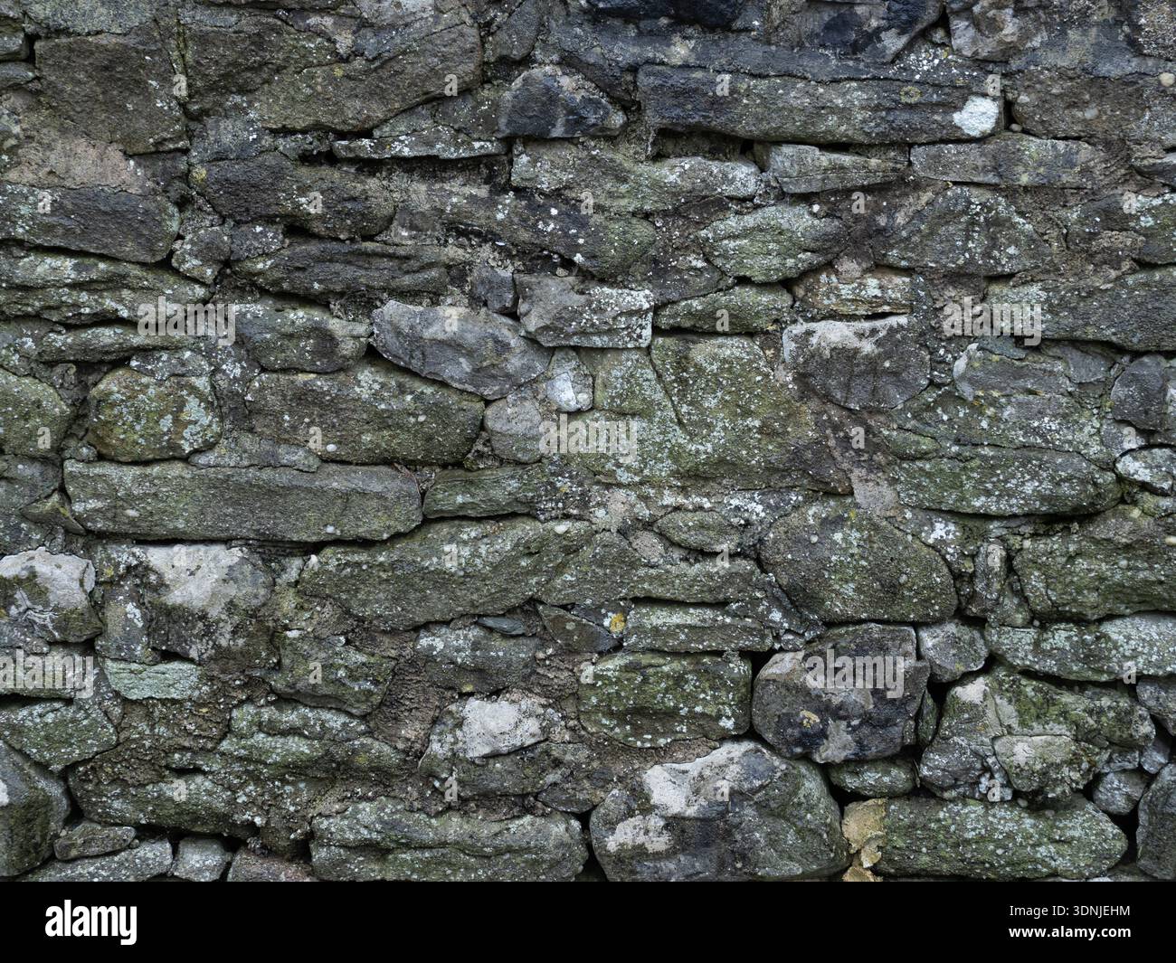 Weathered Grey Black Limestone Stone Wall Texture Background Stock Photo