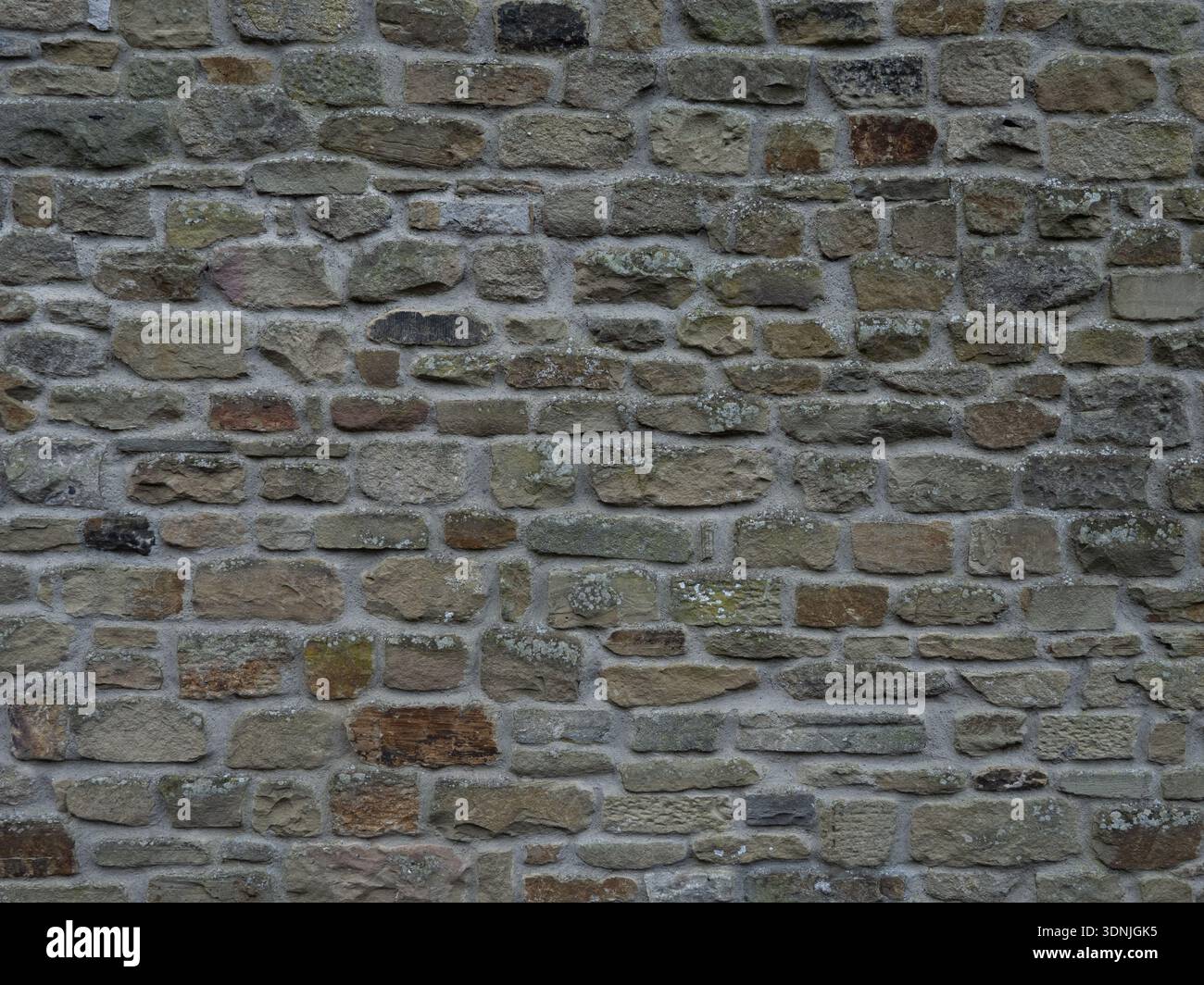 Clean Neutral Stone Facade Background Stock Photo