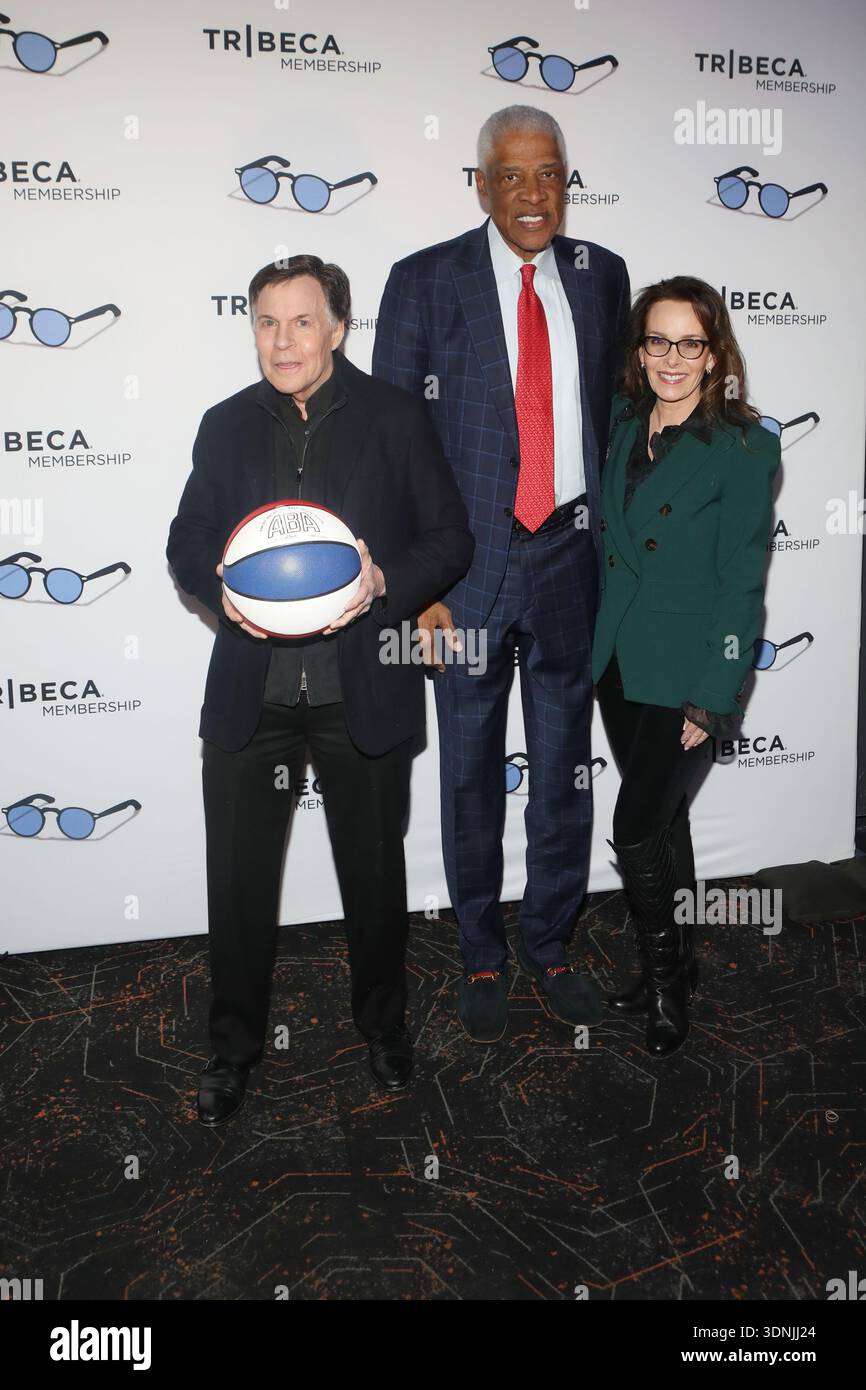 Bob Costas, Julius Erving and Jill Sutton attend Soul Power: The Legend ...