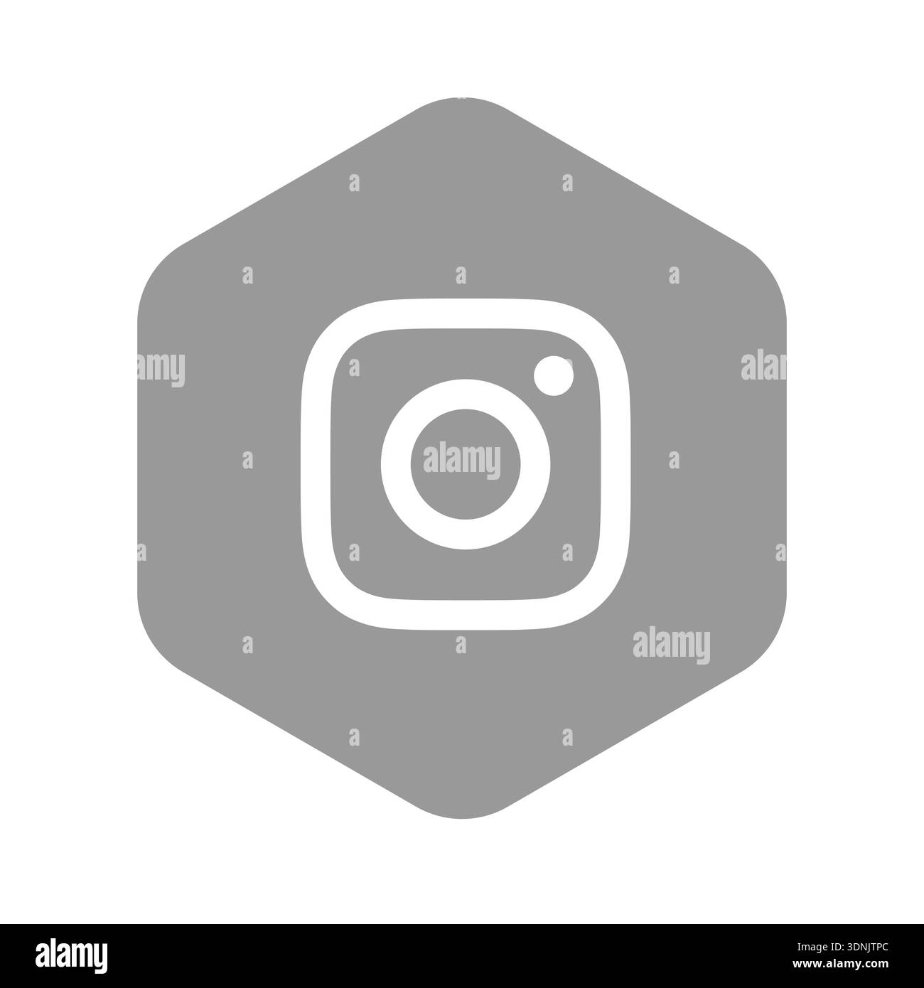 Instagram social media app icon. Square shape vector illustration Stock ...