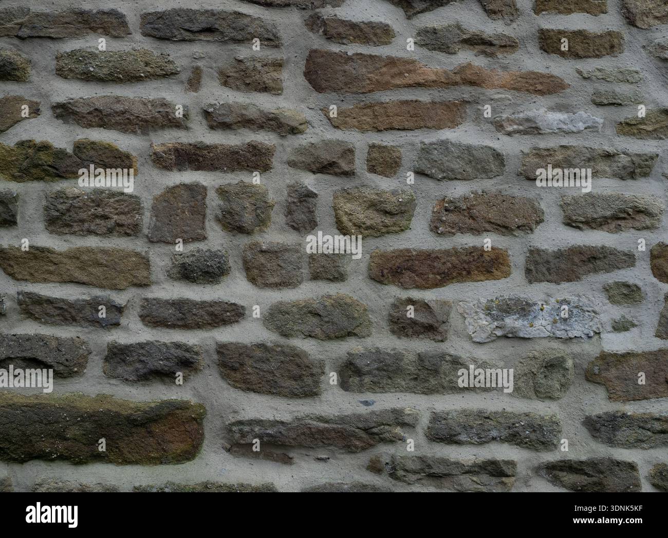 Clean Neutral Stone Facade Background Stock Photo