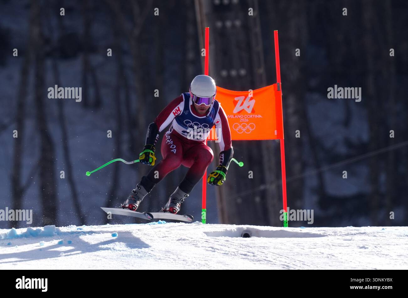 Canada's Cameron Alexander during the Men's Alpine Skiing Super-G at ...