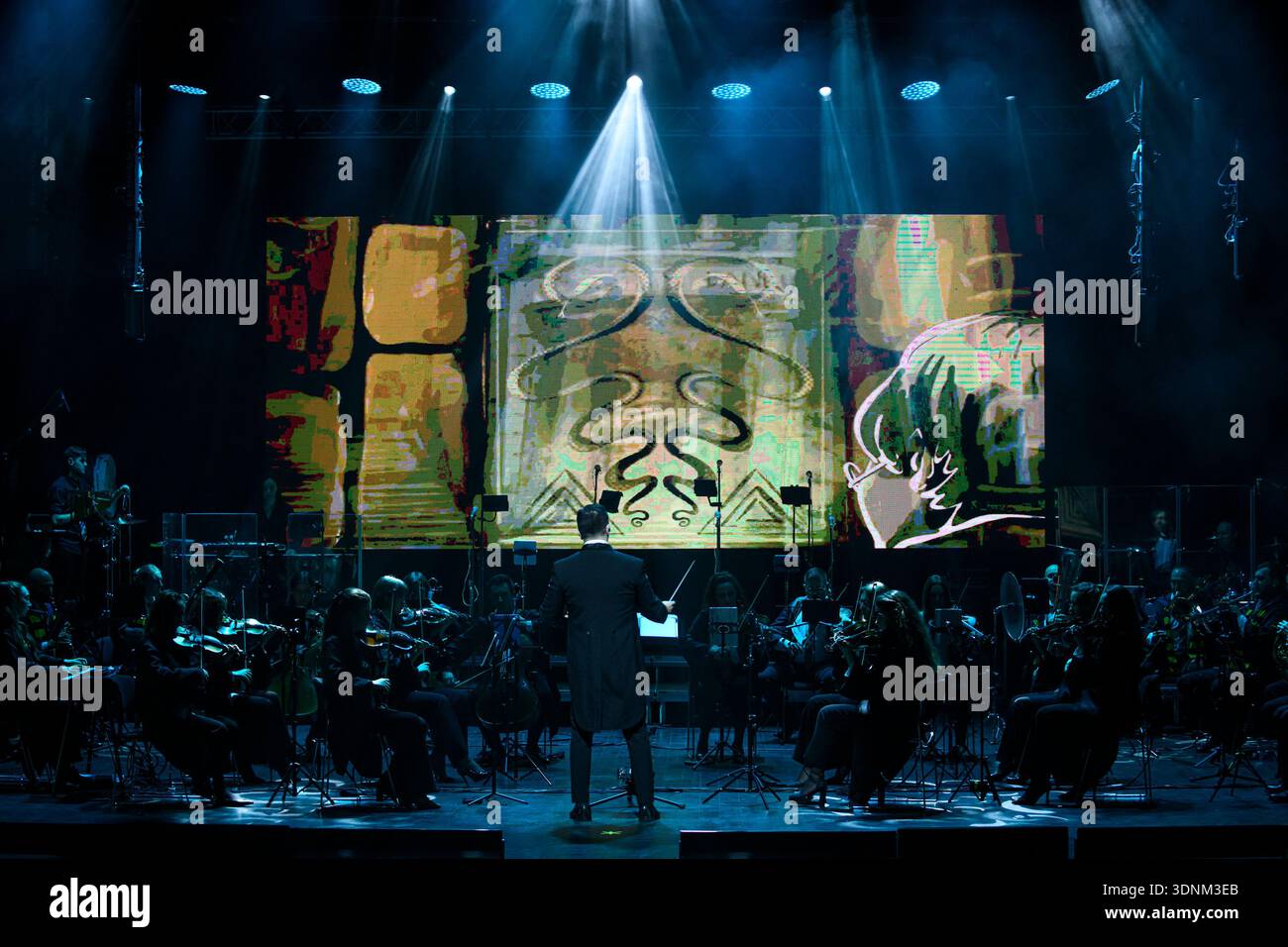 The show “Harry's Magic Symphony” by Lords of the Sound on stage of ...