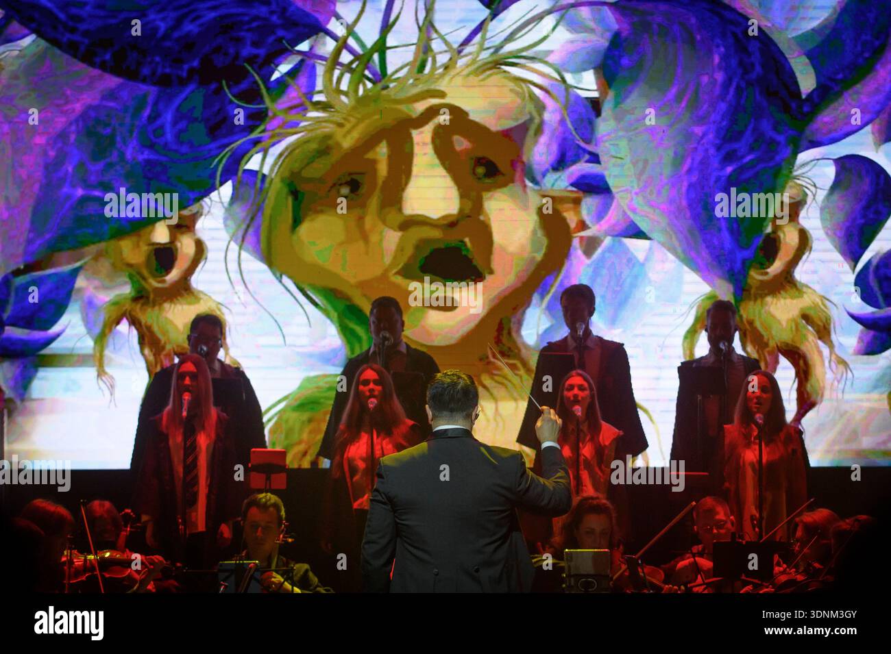 The show “Harry's Magic Symphony” by Lords of the Sound on stage of ...