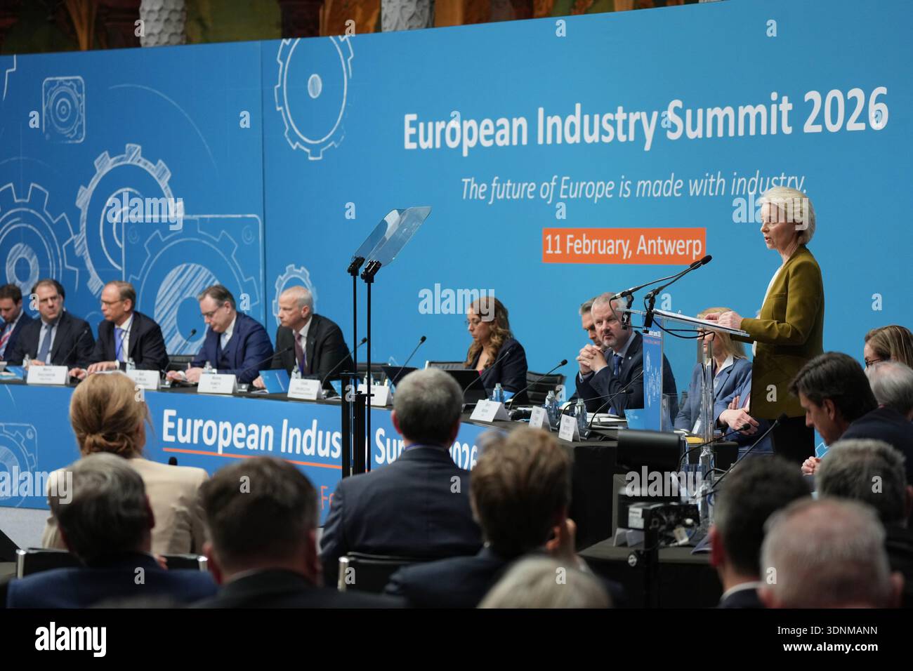 European Commission President Ursula von der Leyen speaks during the ...