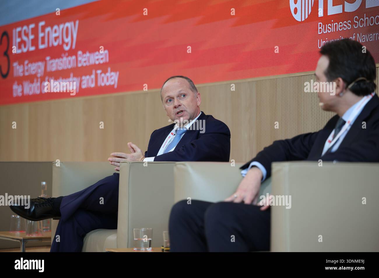 Redeia's CEO, Roberto García Merino, during the 23rd IESE and Deloitte ...