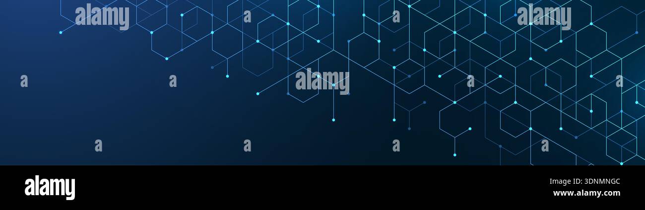 Abstract digital blockchain cube blocks concept. 3D big data cubes ...