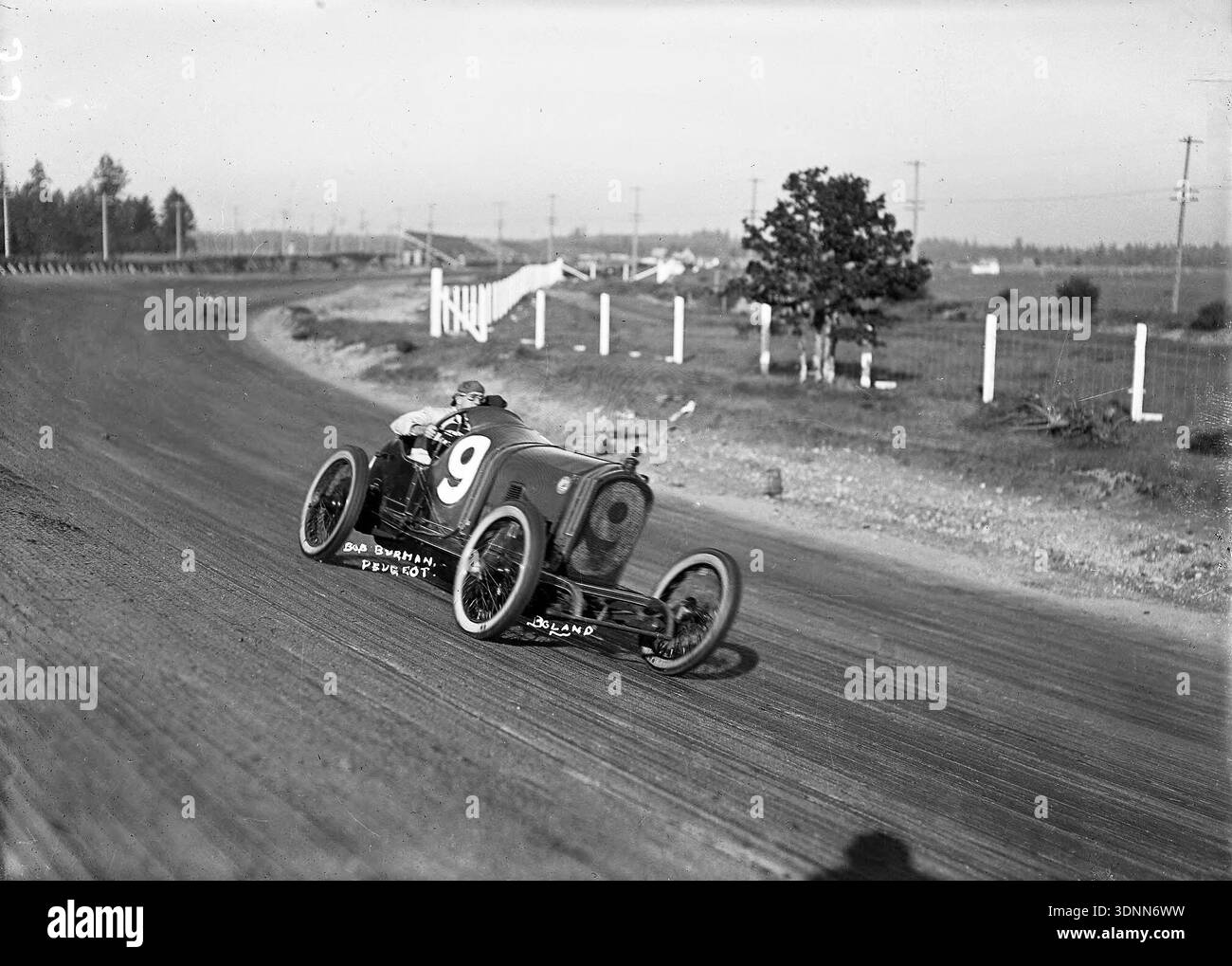 This 1915 historical racing photograph, captured by Boland, depicts ...