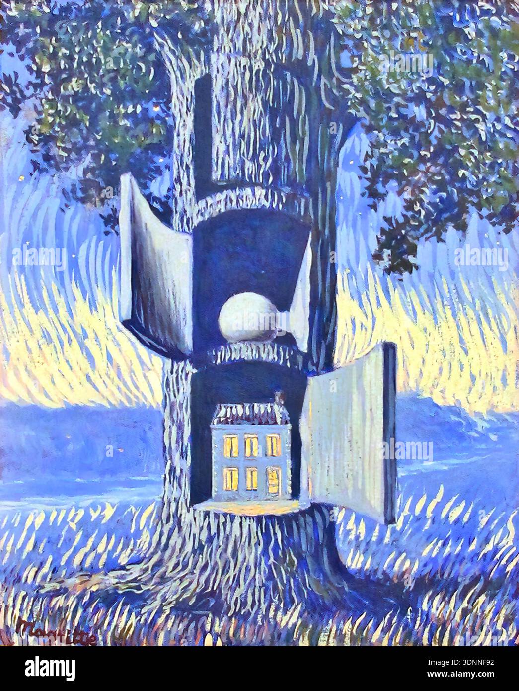 La Voix du Sang (Blood Will Tell), 1948 painting by René Magritte