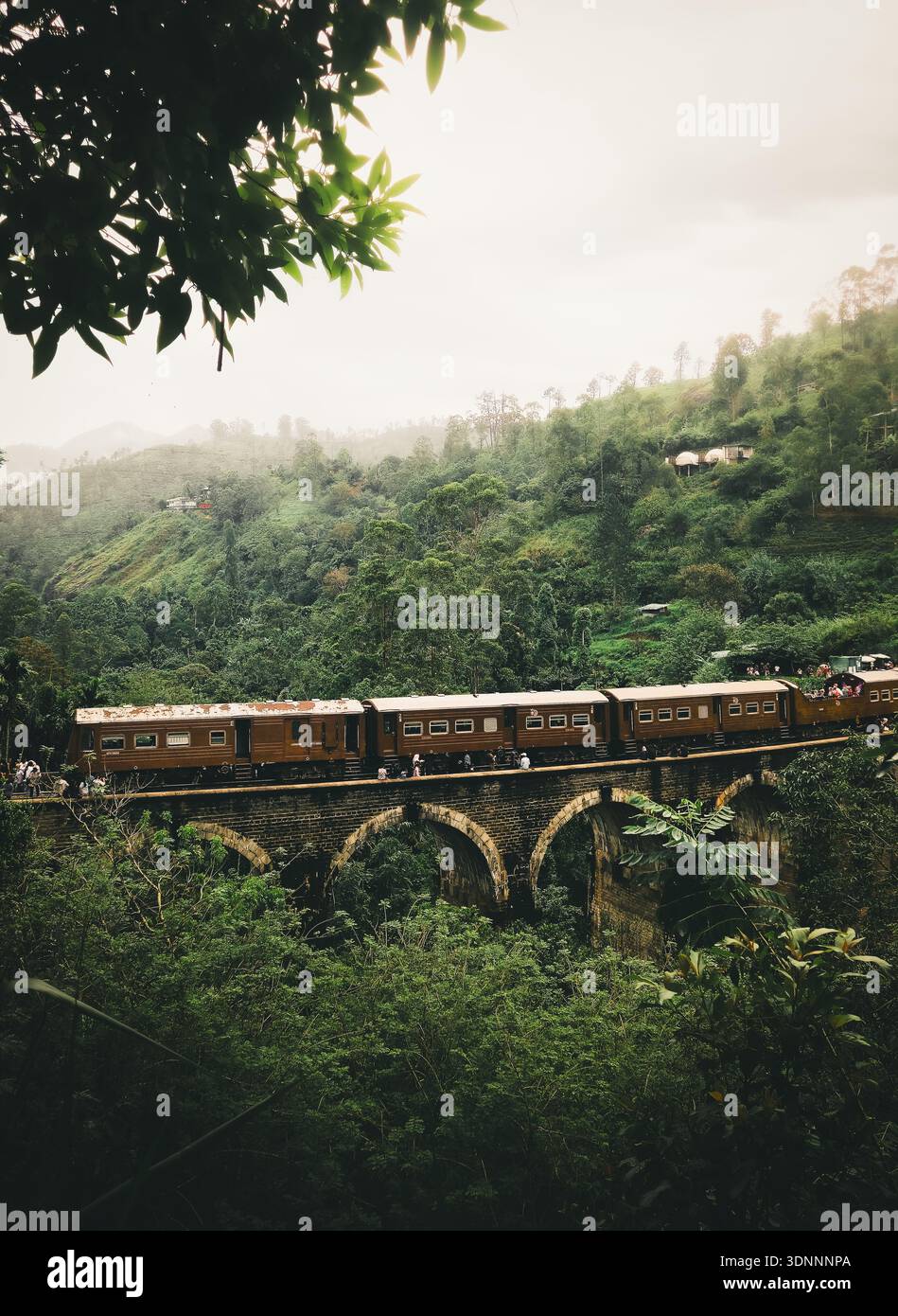Timelapse of famous iconic landmark Nine Arch Bridge in Ella ...