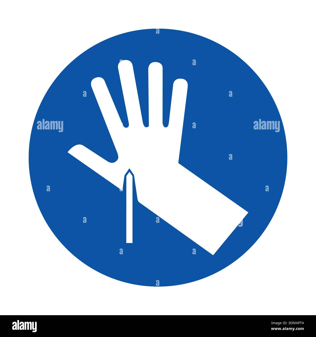 This image features a clear safety hand sign, emphasizing the ...