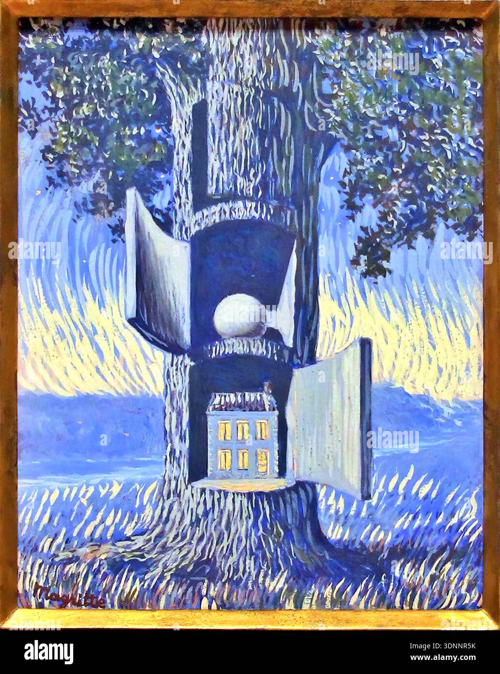 La Voix du Sang (Blood Will Tell), 1948 painting by René Magritte