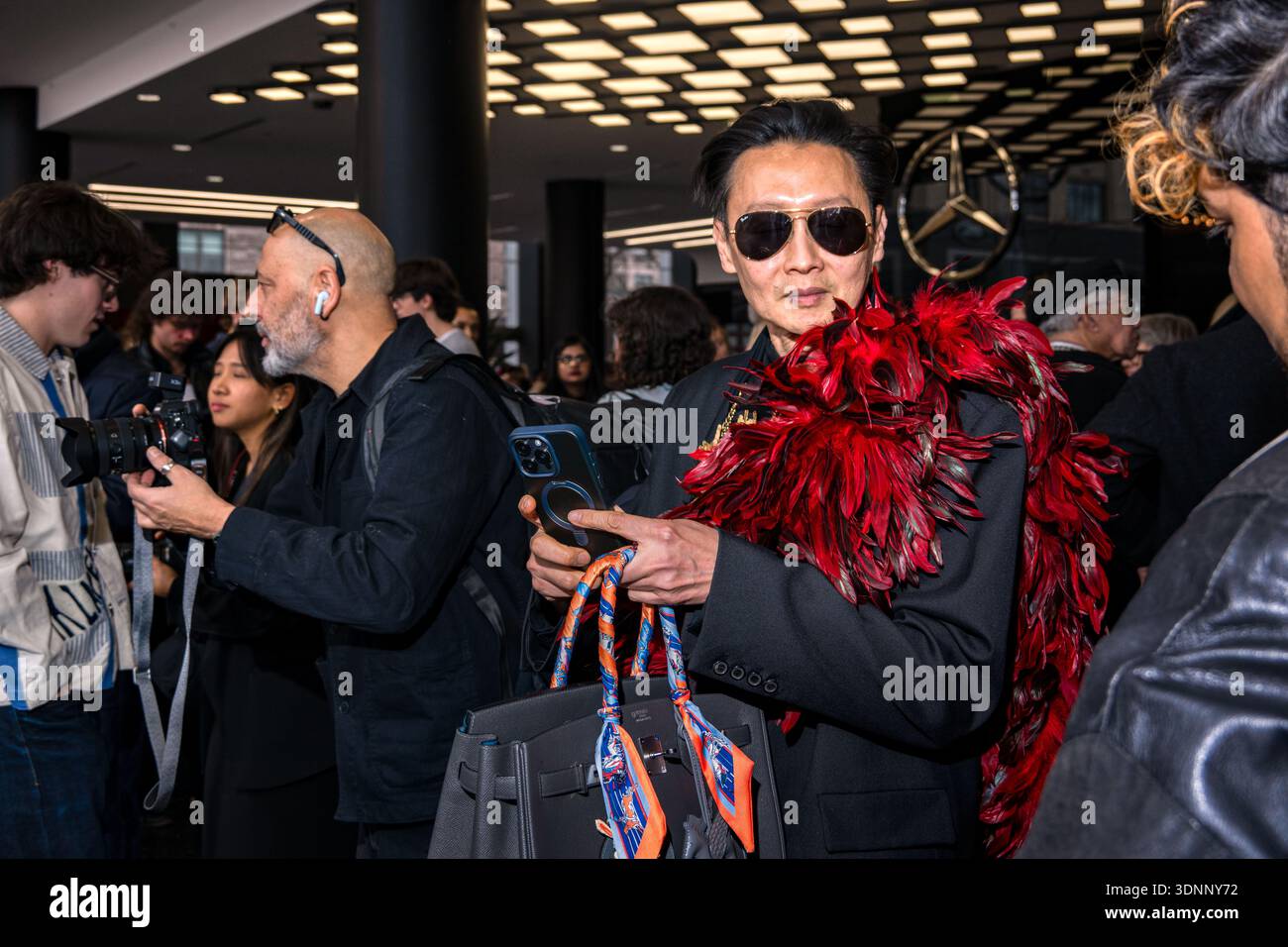 Designer Andy Yu attends the Peak Label installation show as part of ...