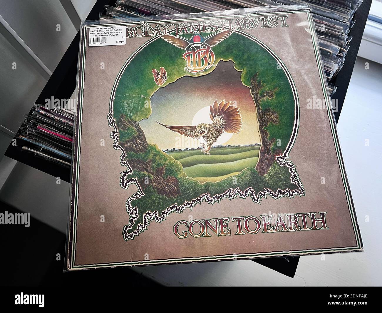 BARCLAY JAMES HARVEST GONE TO EARTH DIE CUT EX LIBRIS - Vintage