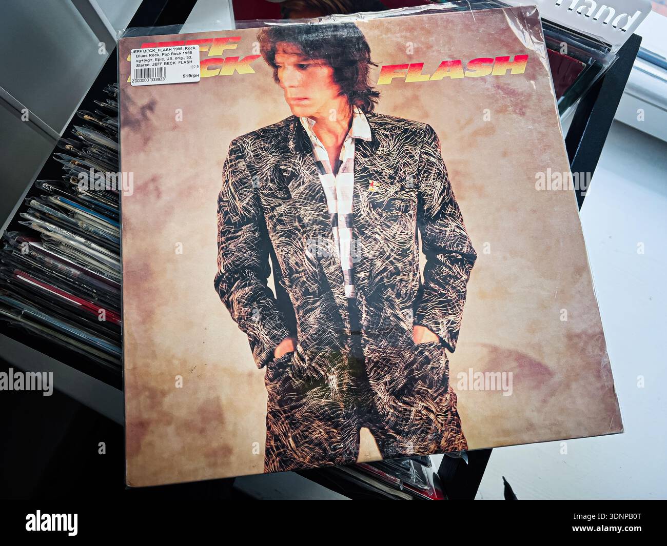 Vintage vinyl record cover - Beck Bogart And Appice - Live In