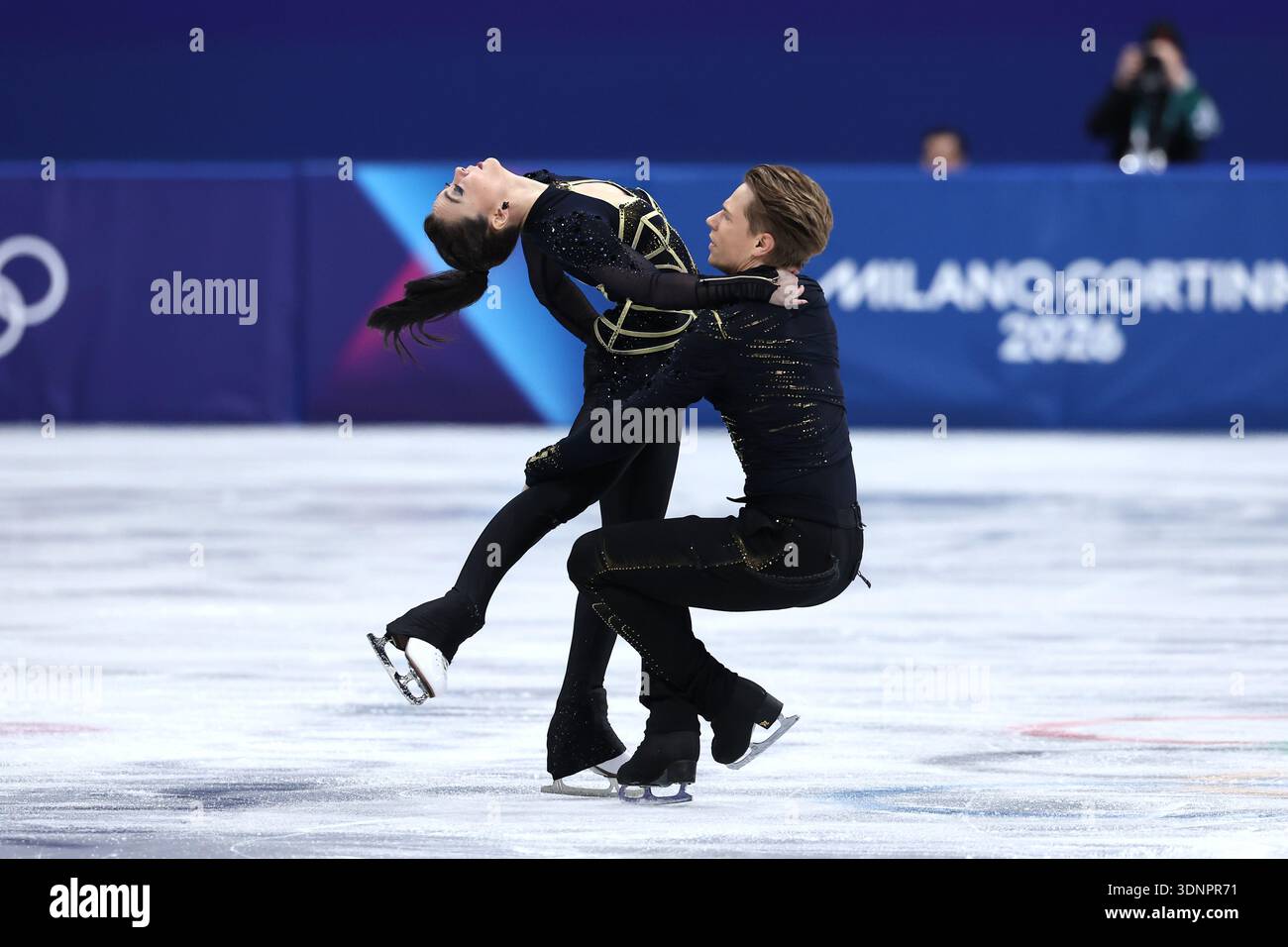 Lithuania's Allison Reed and Saulius Ambrulevicius during the Figure ...