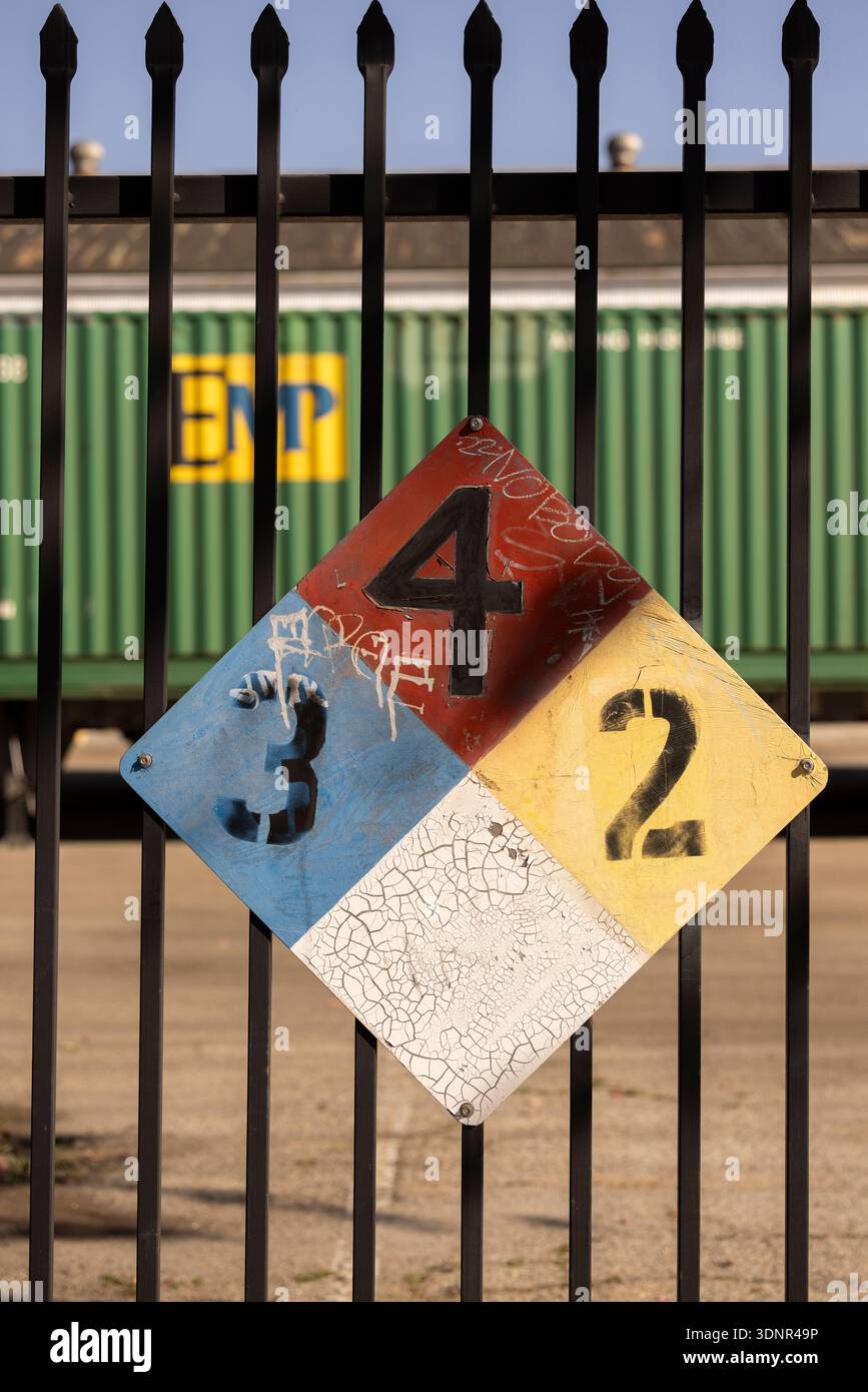 Hazardous materials sign hi-res stock photography and images - Alamy