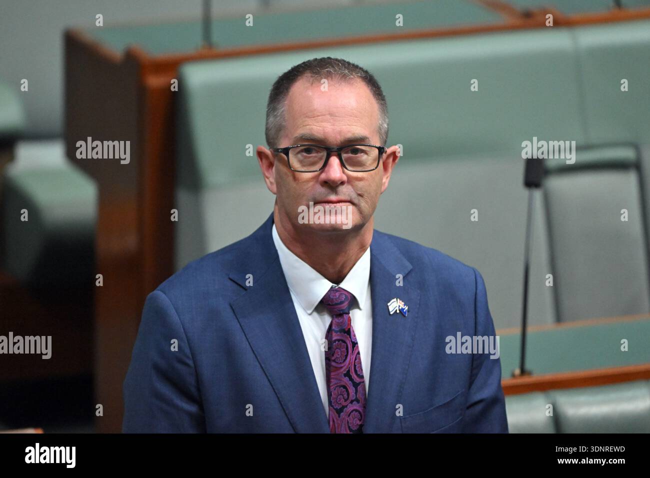 Shadow Attorney-General Andrew Wallace during morning prayers in the ...