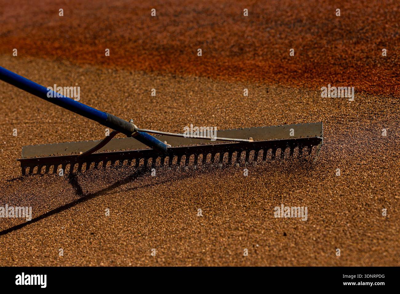 Detailed The Rake GUADALAJARA, MEXICO - JANUARY 31: Detail of a rake being used by a ...