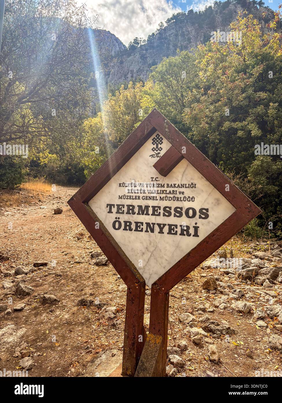 Ancient site signboard hi-res stock photography and images - Alamy