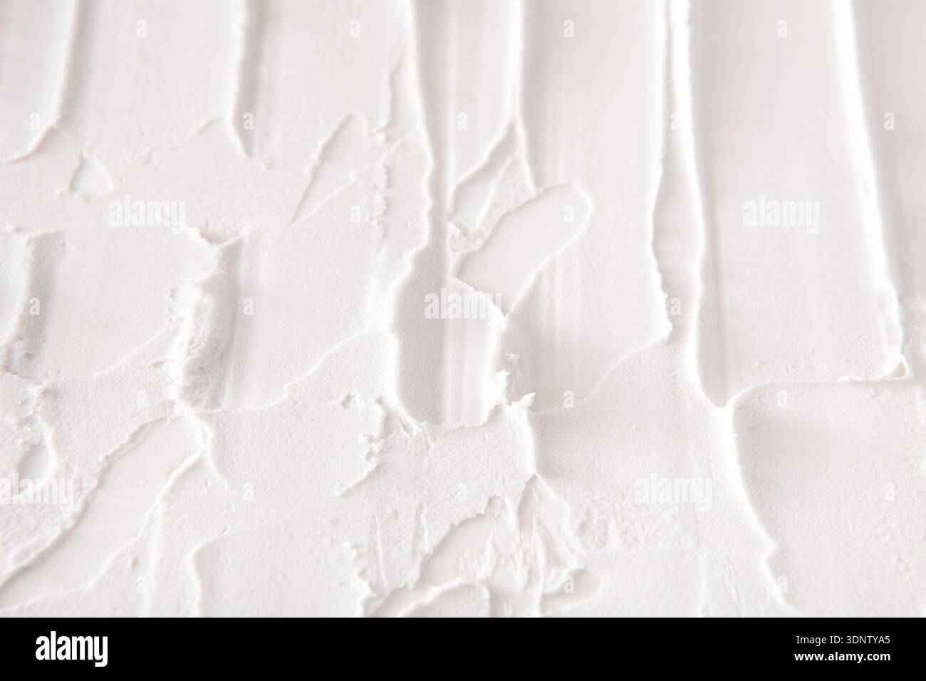 White wall with plaster pattern background Stock Photo