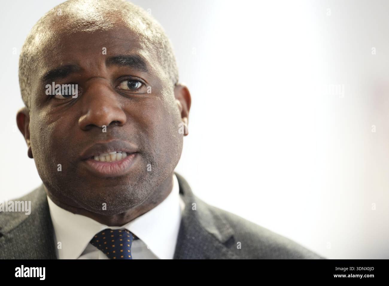 Deputy Prime Minister and Justice Secretary David Lammy during a visit ...