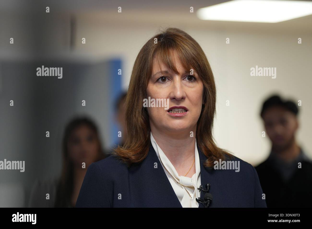 Chancellor of the Exchequer Rachel Reeves during a visit to the OpenReach training centre in Crawley, West Sussex. Picture date: Thursday February 12, 2026. Stock Photo
