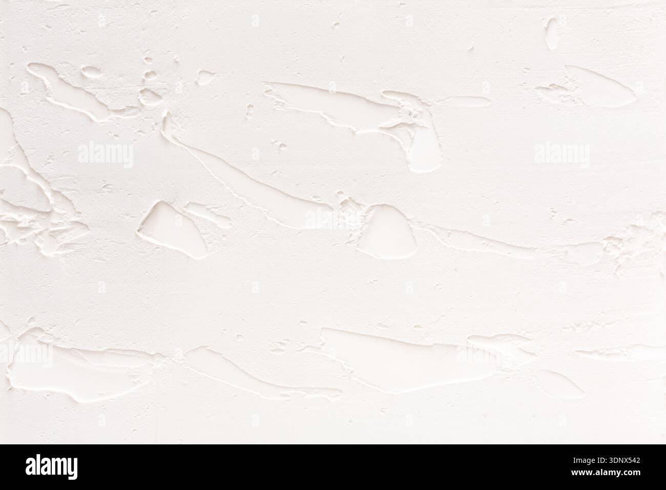 White wall with plaster pattern background Stock Photo