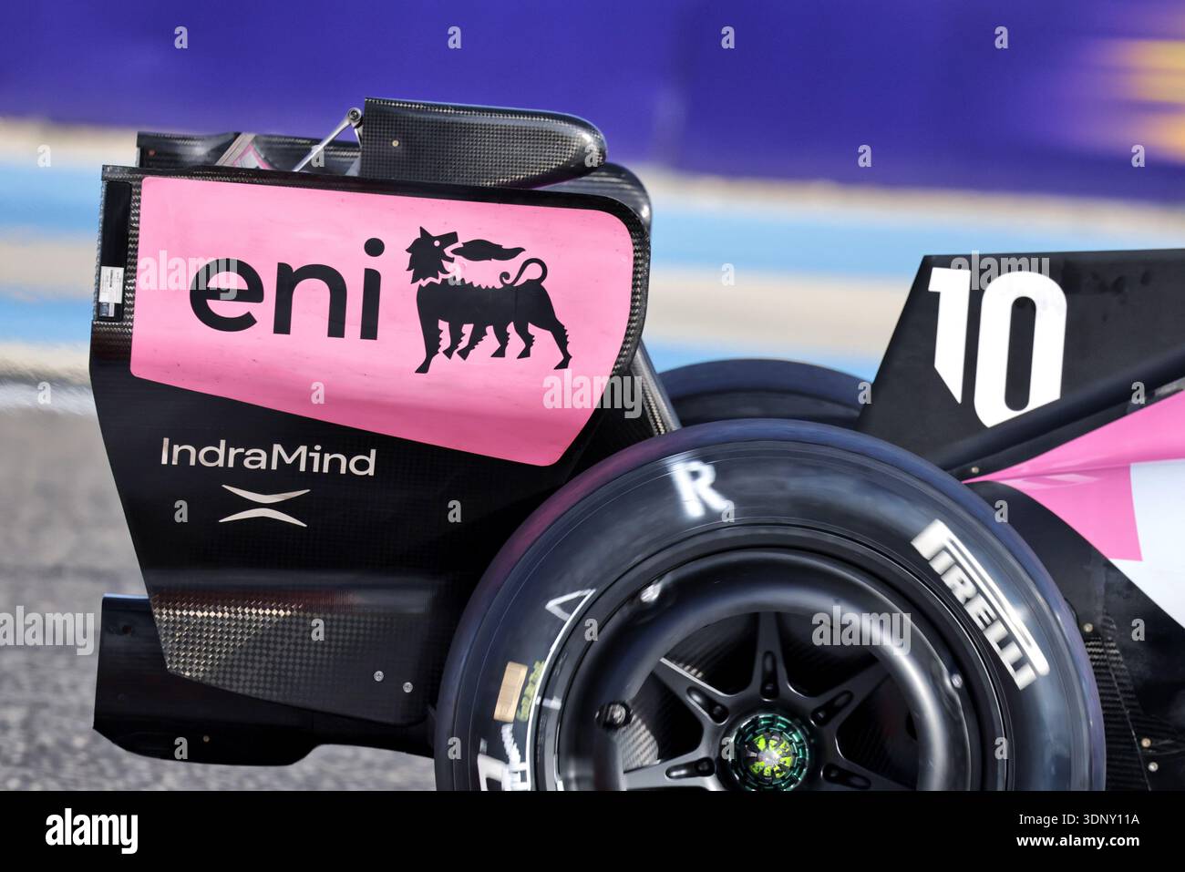 Alpine F1 Team A526 rear wing. 12.02.2026. Formula 1 Testing, Bahrain ...