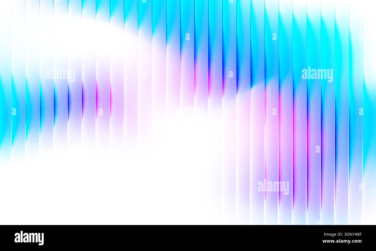 Background Color With Ridges Iridescent vertical ripple waves with pastel gradient, abstract ...