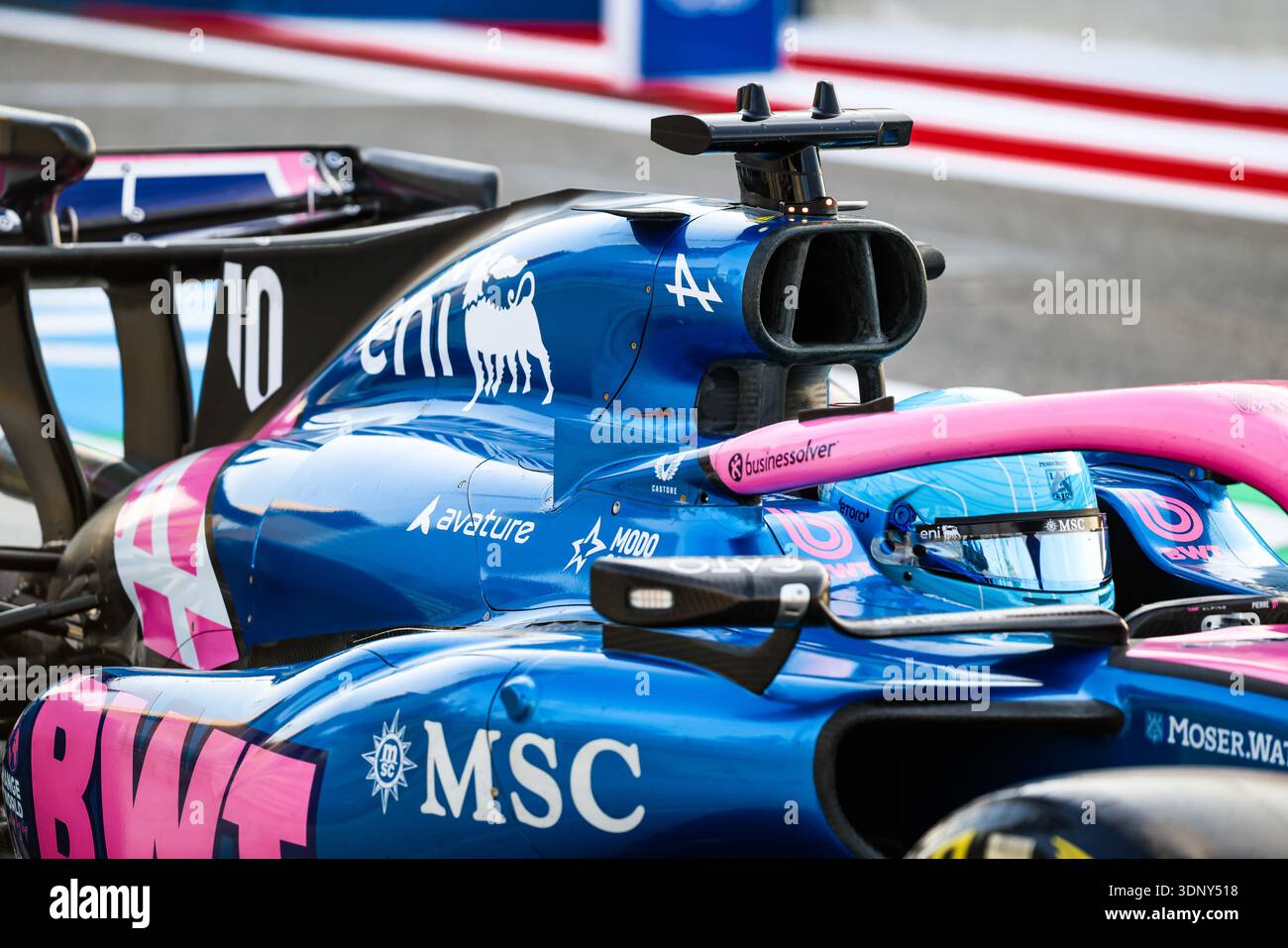 Alpine F1 Team A526, mechanical detail of engine cover during the ...