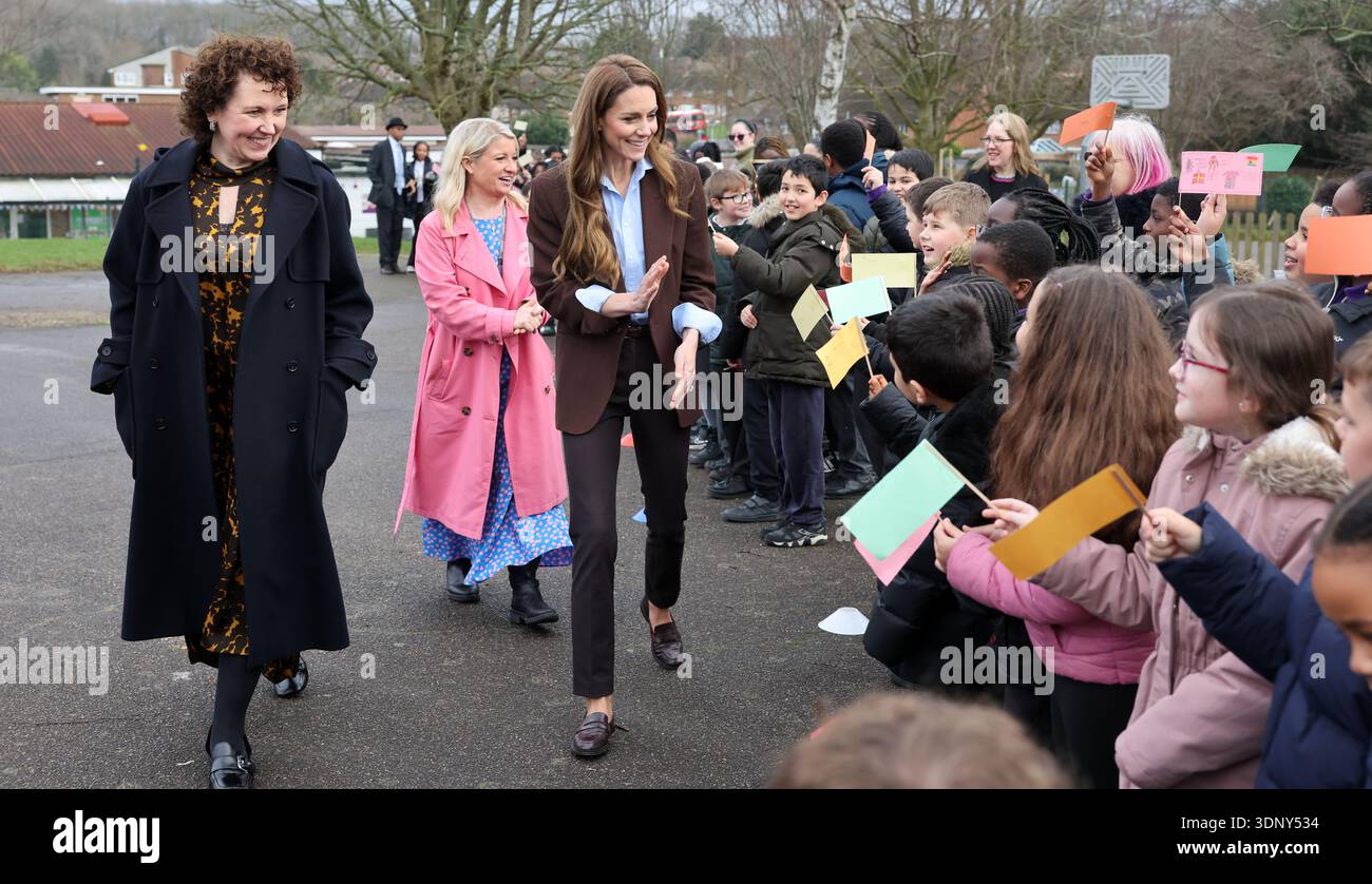 The Princess of Wales, Patron of Place2Be, a UK children's mental ...